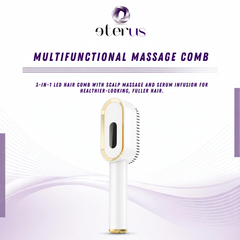 Multi-Functional 3-in-1 Scalp Massager and Oil Applicator Brush