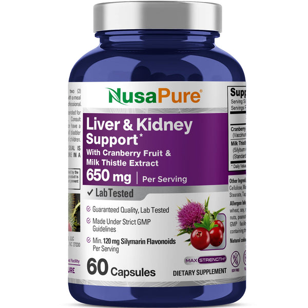 NusaPure Liver & Kidney Support – 60 Capsules