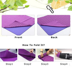 YOUGLE Non-Slip Yoga Mat Towel Cover