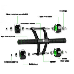 Four-Wheel Abdominal Roller for Home Exercise