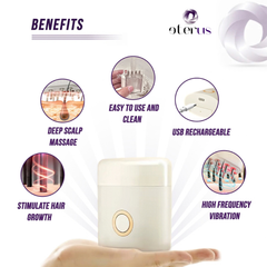 Electric Oil Applicator and Vibration Scalp Massager 2 in 1.