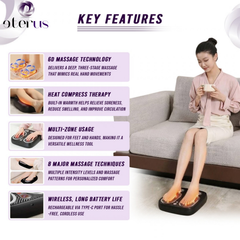 Heated Foot Massager for Deep Tissue Relaxation