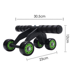 Four-Wheel Abdominal Roller for Home Exercise