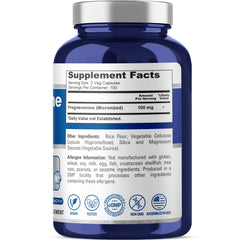 NusaPure Micronized Pregnenolone 100mg – 200 Veg Caps