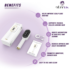 Multi-Functional 3-in-1 Scalp Massager and Oil Applicator Brush