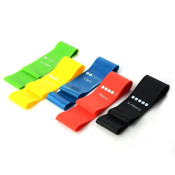 Yoga Resistance Bands – 5-Color Elastic Fitness Bands
