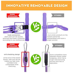 Multifunction Fitness Pedal Exerciser with Elastic Resistance Bands