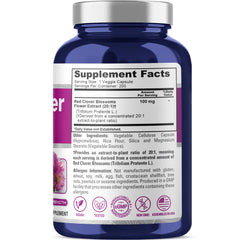NusaPure Red Clover Extract 100mg – 200 Veg Capsules