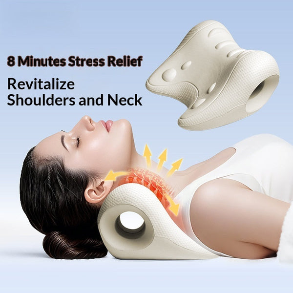 Cervical Neck Relaxer Foam Traction Support Pillow