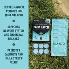 Calm Patches with GABA, Ashwagandha & L-Theanine – 36 Patches