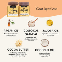 RELAX Moisturizing Shampoo & Conditioner Bar with Argan Oil