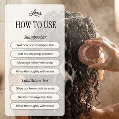 RELAX Moisturizing Shampoo & Conditioner Bar with Argan Oil