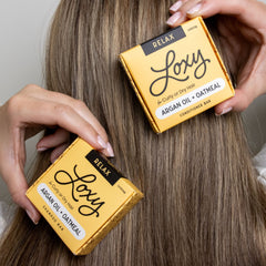 RELAX Moisturizing Shampoo & Conditioner Bar with Argan Oil